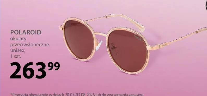 Okulary przeciwsłoneczne unisex POLAROID promocja w Hebe