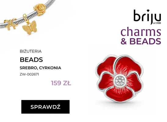 Biżuteria Beads srebrna z cyrkonią Briju ZW-002671 promocja w Briju