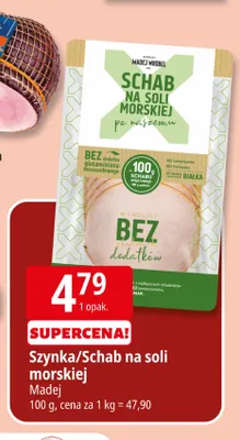 Schab na soli morskiej Madej promocja w Leclerc