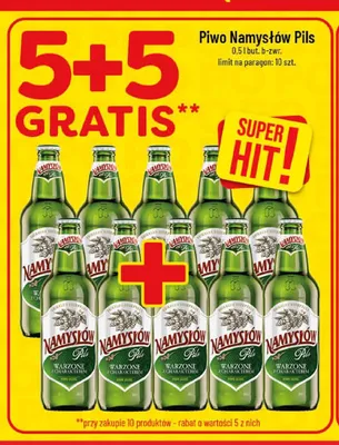 Piwo Namysłów Pils promocja w POLOmarket
