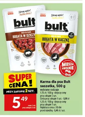 Karma dla psa Bult saszetka bogata w kaczkę promocja w Twój Market