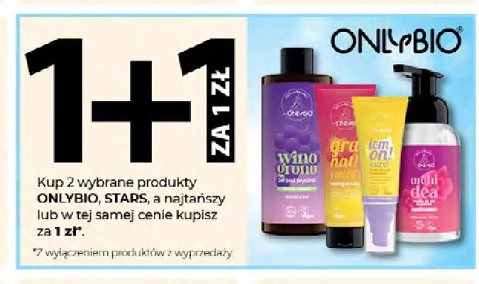 Produkty OnlyBio, Stars promocja w Drogerie Jawa