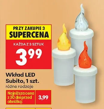 Wkład LED  promocja w Biedronka