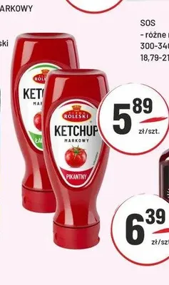 Ketchup pikantny Roleski promocja w Sedal