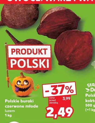 Buraki czerwone młode polskie promocja w Kaufland