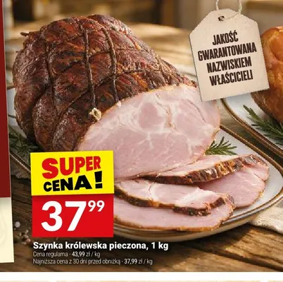 Szynka królewska pieczona Białecki Wędzarnia promocja w Twój Market