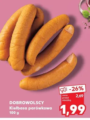 Kiełbasa parówkowa promocja w Kaufland