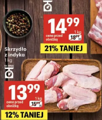 Skrzydło z indyka promocja w Delikatesy Centrum