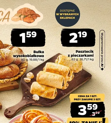 Pasztecik z pieczarkami promocja w Netto
