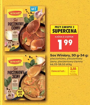 Sos pieczarkowy Winiary promocja w Biedronka
