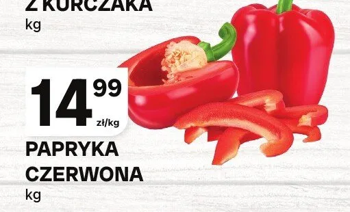 Papryka czerwona promocja w Chorten