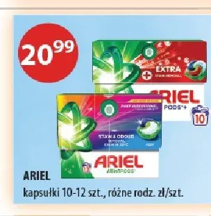 Kapsułki Ariel 10-12szt. promocja w Drogerie Laboo