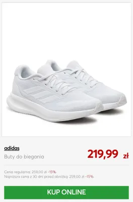 Buty do biegania Adidas promocja w eobuwie.pl