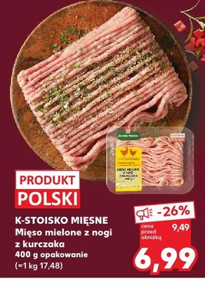 Mięso mielone z nogi z kurczaka promocja w Kaufland