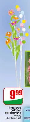 Pluszowa gałązka dekoracyjna 3 wzory promocja w Dino