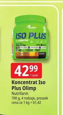 Koncentrat Iso Plus Olimp promocja w Leclerc