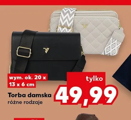 Torba damska wym. ok. 20x13x6cm promocja w Kaufland