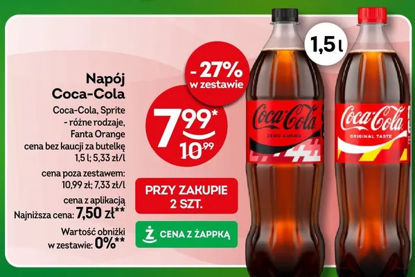 Napój Fanta Orange promocja w Żabka