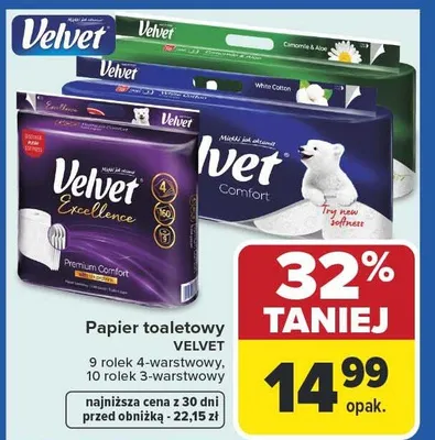 Papier toaletowy Nuvelle promocja w Carrefour