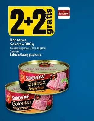 Konserwa Sokołów Gulasz Angielski promocja w TOPAZ