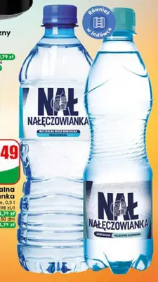 Woda mineralna Nałęczowianka niegazowana promocja w Dino