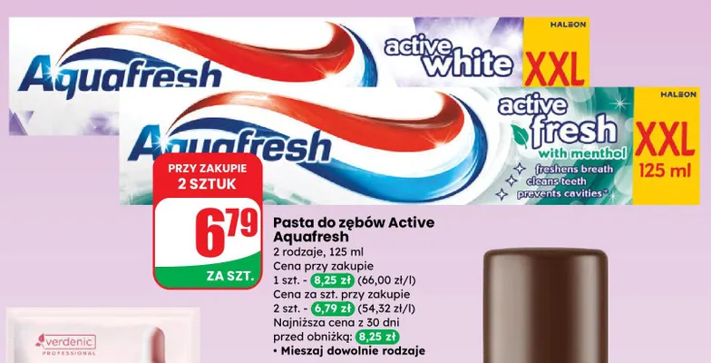 Pasta do zębów Active promocja w Dino