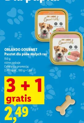 Pasztet dla psów małych ras promocja w Lidl