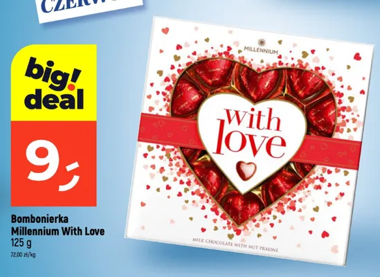 Bombonierka Millennium With Love promocja w Dealz