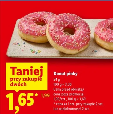 Donut pinky promocja w Lidl