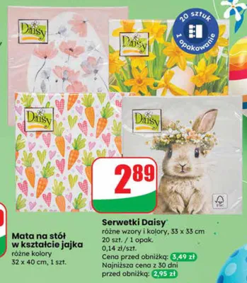 Serwetki różne wzory i kolory promocja w Dino