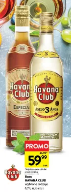 Rum havana club wybrane rodzaje promocja w Intermarche