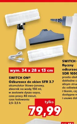 Odkurzacz do okien Switch On SFR 3,7 promocja w Kaufland