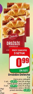 Drożdże uniwersalne Delecta promocja w Dino