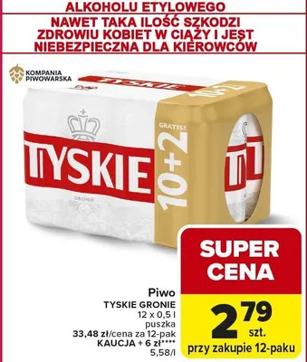 Piwo promocja w Carrefour Market