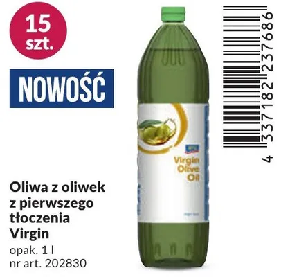 Oliwa z oliwek z pierwszego tłoczenia Virgin promocja w Makro