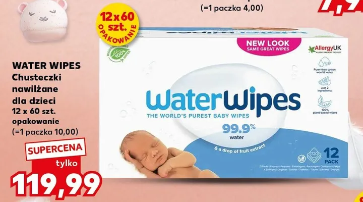 Chusteczki nawilżane dla dzieci promocja w Kaufland