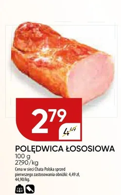 Polędwica łososiowa promocja w Chata Polska