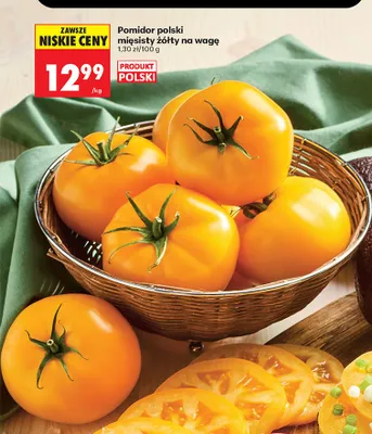 Pomidor mięsisty żółty polski promocja w Biedronka