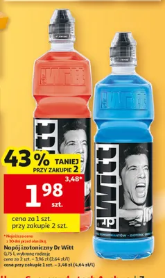 Napój izotoniczny Dr Witt promocja w Auchan