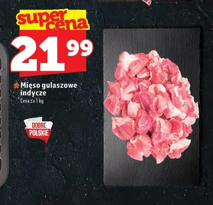 Mięso gulaszowe indycze promocja w TOPAZ