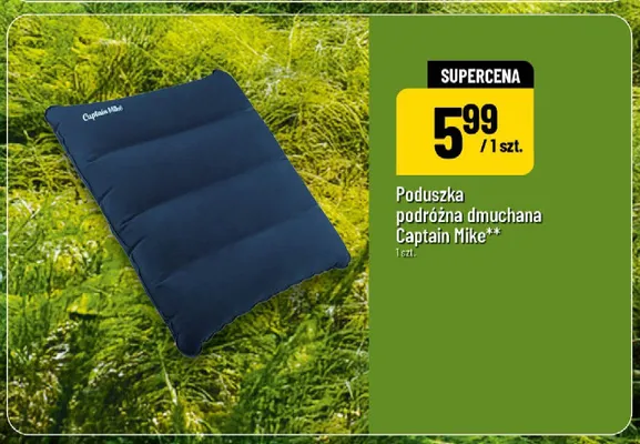 Poduszka podróżna dmuchana Captain Mike promocja w POLOmarket