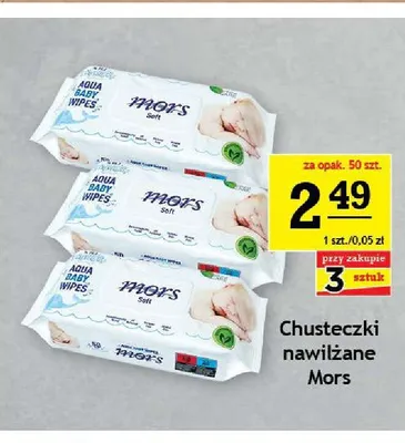Chusteczki nawilżane Mors Soft 50-pak promocja w Gram Market