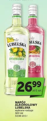 Napój alkoholowy Lubelska Grejpfrutowa promocja w Groszek