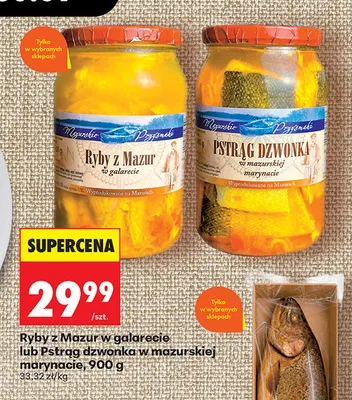 Ryby z Mazur w galarecie Mazurskie Przysmaki promocja w Biedronka