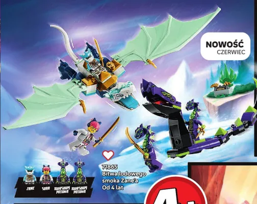 Klocki LEGO Ninjago 71865 Bitwa lodowego smoka Zane'a promocja w LEGO