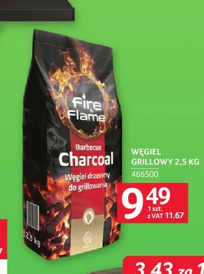 Węgiel grillowy Fire Flame promocja w Selgros