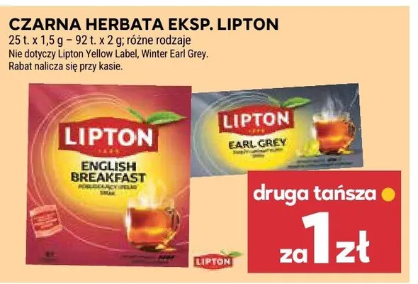 Herbata czarna eksp. promocja w Stokrotka