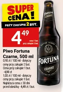 Piwo Fortuna Czarne promocja w Twój Market