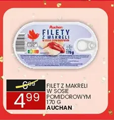 Filet z makreli w sosie pomidorowym Auchan promocja w Wafelek