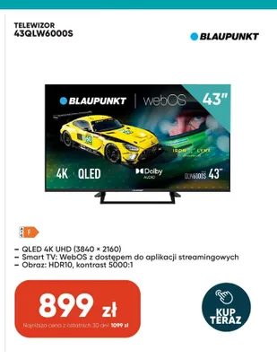 Telewizor Blaupunkt 43QLW6000S promocja w Max Elektro